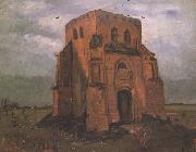 Vincent Van Gogh The Old Cemetery Tower at Nuenen (nn04) USA oil painting reproduction